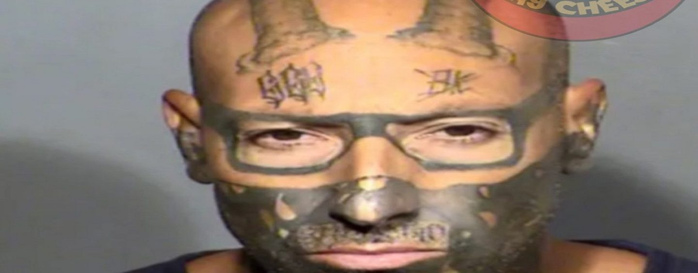 Tattoo Faced White Las Vegas Man Arrested After Allegedly Killing Girlfriend At The House! (Video)