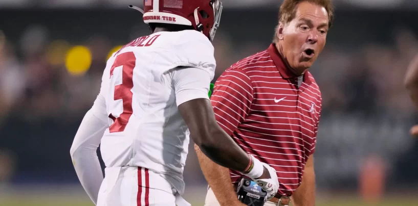 Nick Saban Of Alabama Calls Black Player, Terrion Arnold Out Of His Name & He Thanked Him For It! (Video)
