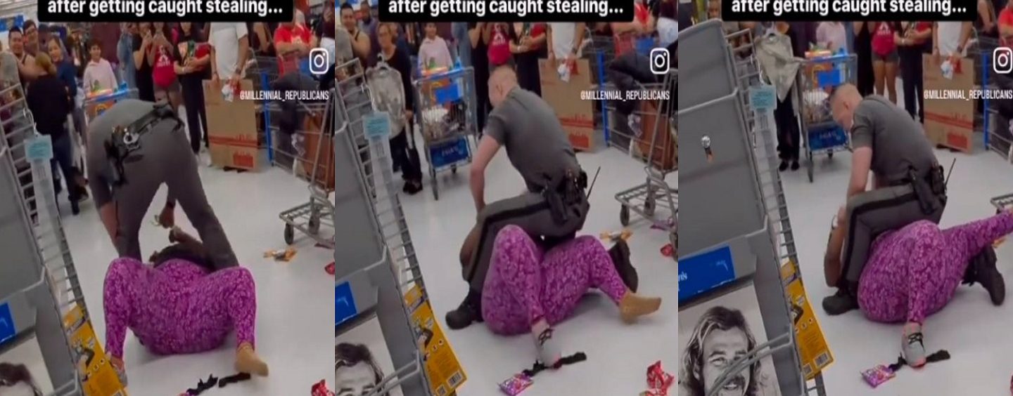 Black Woman Caught Stealing Screams That Wal-Mart Is Racist! Are Black Women Immune To Responsibility? (Video)