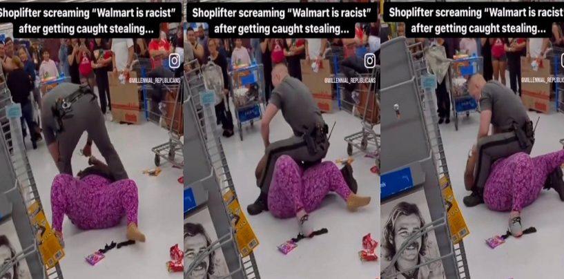 Black Woman Caught Stealing Screams That Wal-Mart Is Racist! Are Black Women Immune To Responsibility? (Video)
