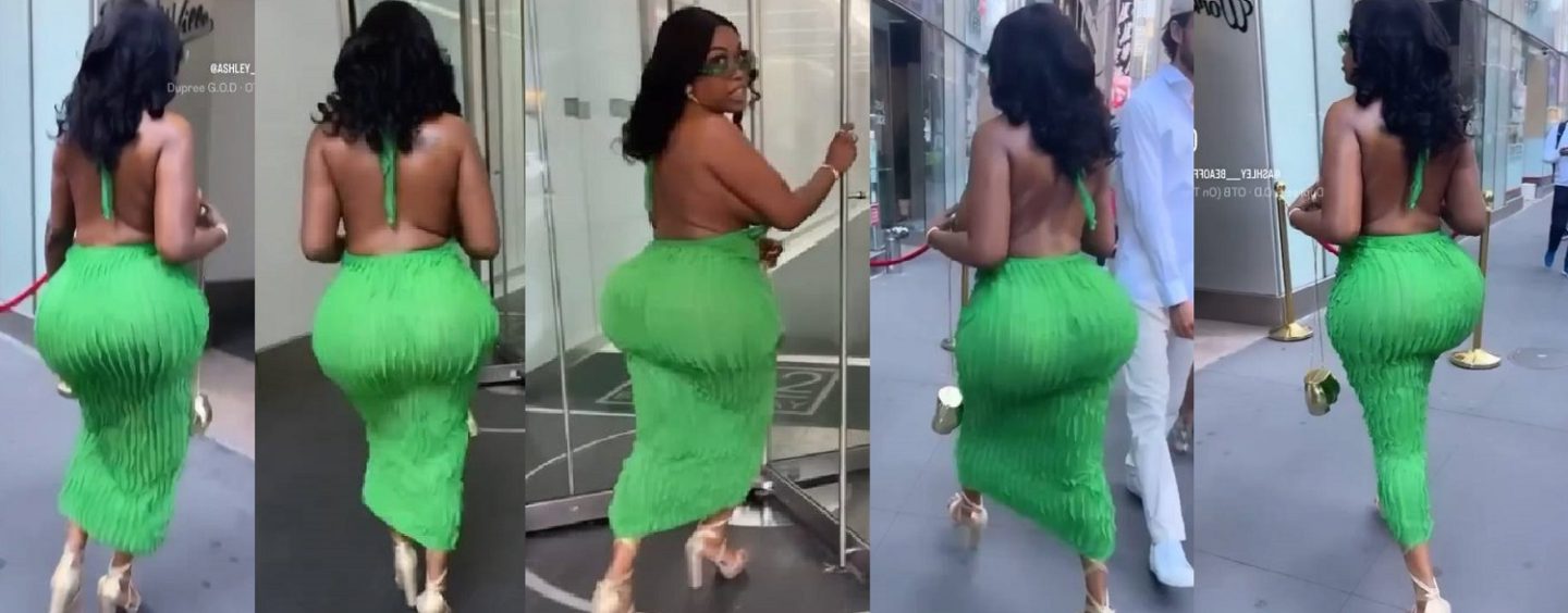 All She Does Is Show Her Fake Azz But The Men Make Her Feel Like That’s Enough! Do You Think It Enough? (Video)
