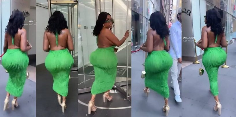 All She Does Is Show Her Fake Azz But The Men Make Her Feel Like That’s Enough! Do You Think It Enough? (Video)