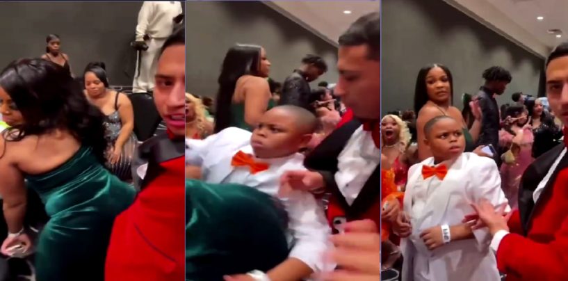 Kid Social Media Star, Lil James Tucker Horrified After Watching A Fan Grind On His Mother Azz! (Video)