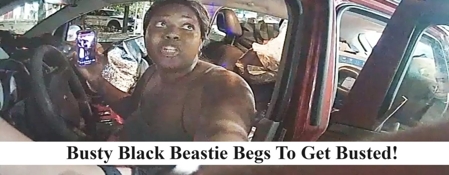 Overweight Black Woman Living Out Of Her Car Turns Traffic Warning Into Forceful Arrest! (Live Broadcast)