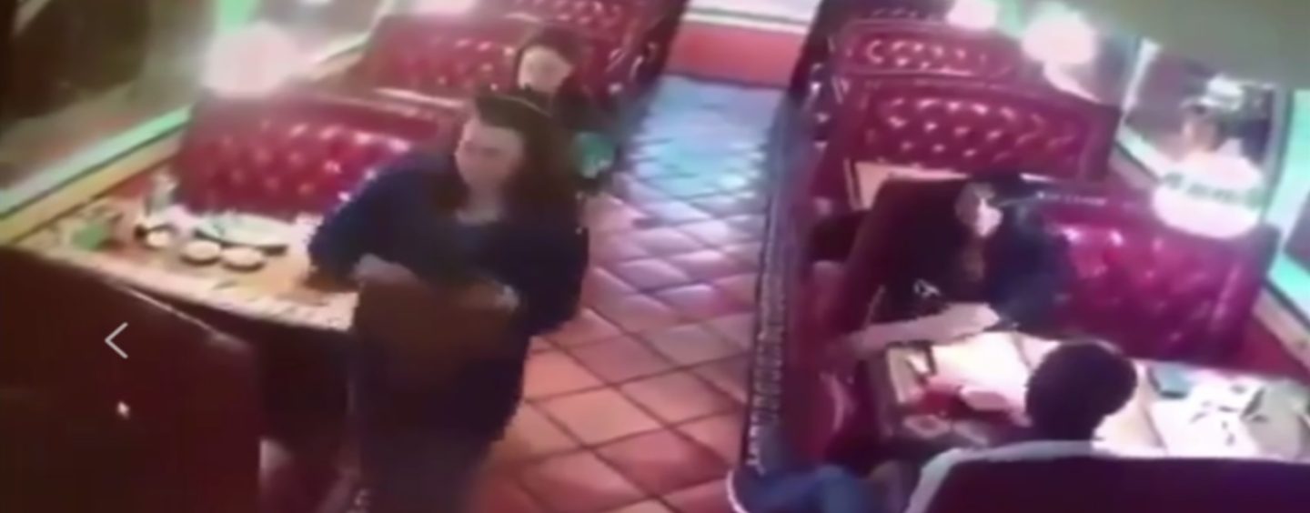 Black Woman On Date Caught On Camera Stealing Meal & Tip Money Off White Women’s Table! (Video)