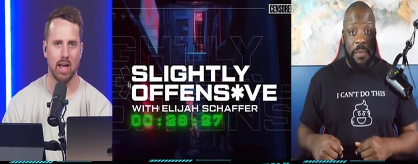 Tommy Sotomayor With Elijah Schaffer Of SLIGHTLY OFFENSIVE Race, Culture & Responsibility! Part 1 (Video Replay)