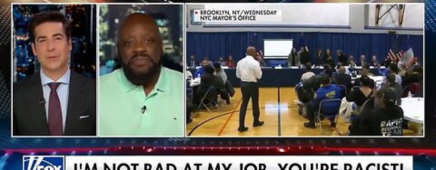 Tommy Sotomayor With Jesse Watters On Fox News Talking Eric Adams & The Race Card! 2-6-24! (Video)
