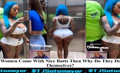 This Womans BBL Is Disgusting But Why Is That The Only Thing That Black People Had An Issue With? (Video)