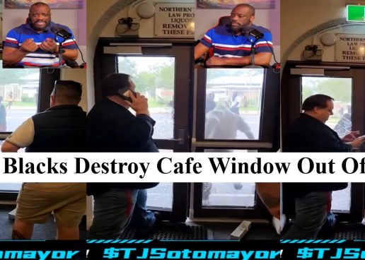 What Made These Blacks Destroy A Cafe Window & Still Expect To Not Be Called Violent? (Video)