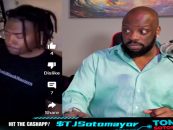 Tariq Nasheed Looking Real Zesty Getting Weave Put On His Head! (Video)