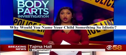News Anchor Named Tajma Hall! Black Mothers Are Complete Idiots When Naming Their Children! (Video)