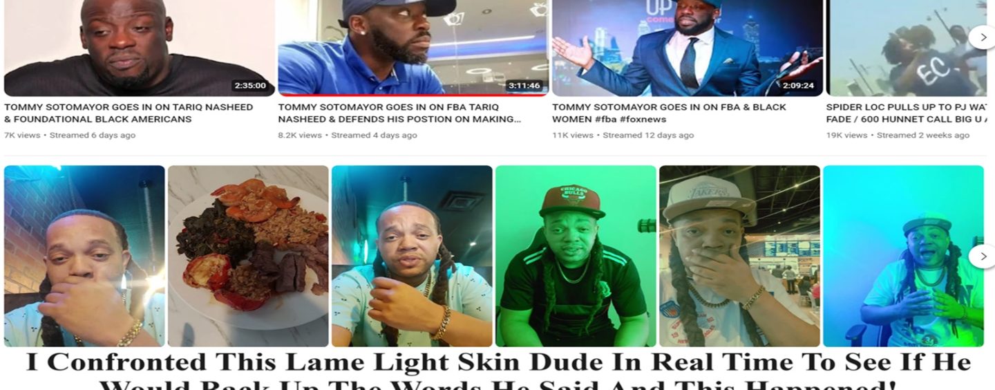 Tommy Sotomayor Confronts Light Skin Fan Turned Stan! Watch How Stan The Folds! (Live Broadcast)