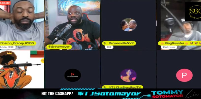 Surprised A YouTuber Named Sharon, Who Has Hoes & SIMP Niggaz On His Show Trying To Jump Tommy Sotomayor! (Live Twitter Replay)