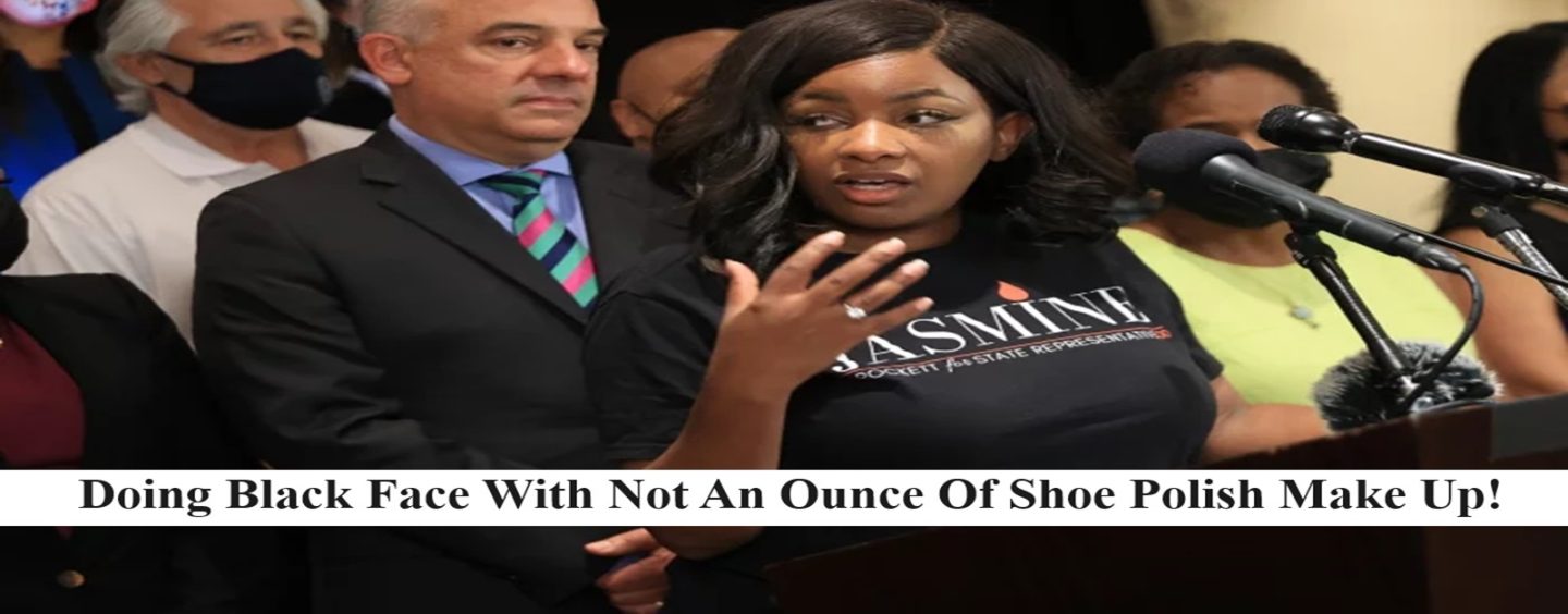 Is Rep. Jasmine Crockett Doing Black Face Without The Make-Up? (Video)