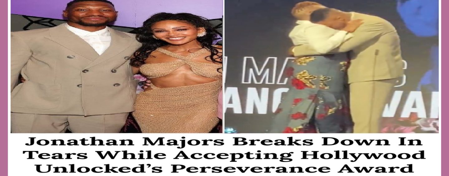 Black Women Come Out Against Jonathan Majors After He Receives Perseverance Award! (Video)