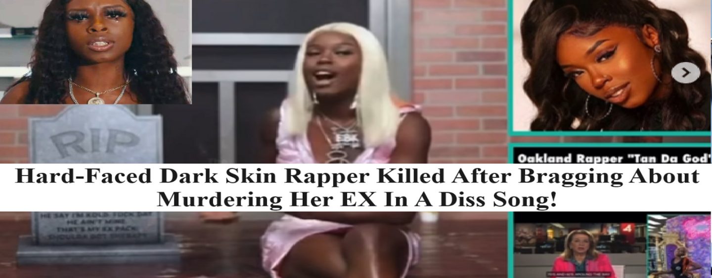 Hard-Faced Rapper, ‘Tan DaGod’, Shot Dead At Event After Bragging About Killing Her EX In Rap Song! (Live Broadcast)