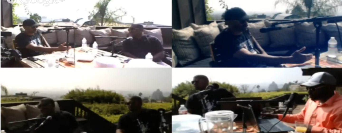 EPIC Throwback Of Tommy Sotomayor, Geoff Brown, Tariq Nasheed and Zo Williams In California At His “Struggle Mansion”! (Video)