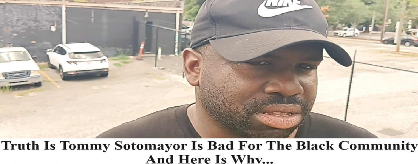 Street Interviews: Homeless Man Explains Why He Hates Tommy Sotomayor! (Video)