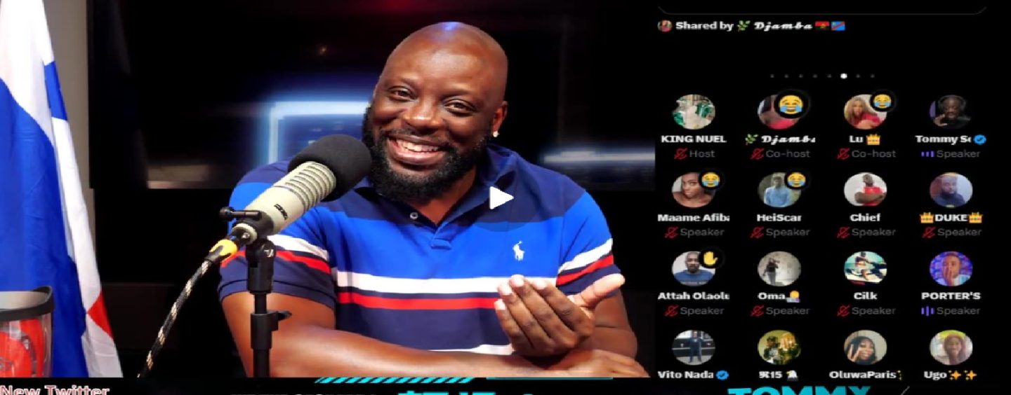 Tommy Sotomayor Roast Africans On Twitter Space For Not Speaking Their Own Language! (Twitter Space Video)