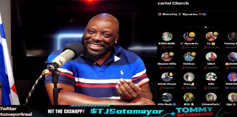 Tommy Sotomayor Roast Africans On Twitter Space For Not Speaking Their Own Language! (Twitter Space Video)