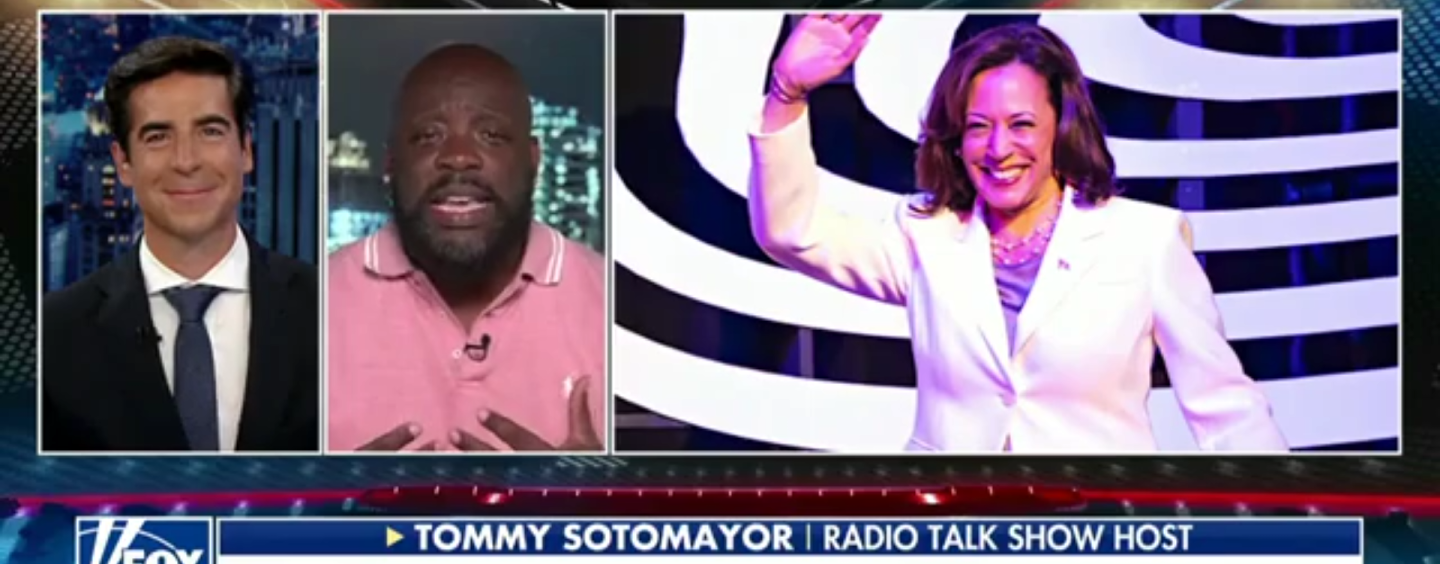 Tommy Sotomayor With Jesse Watters Discussing The Merits Of White Dudes For Kamala Harris! (Video)