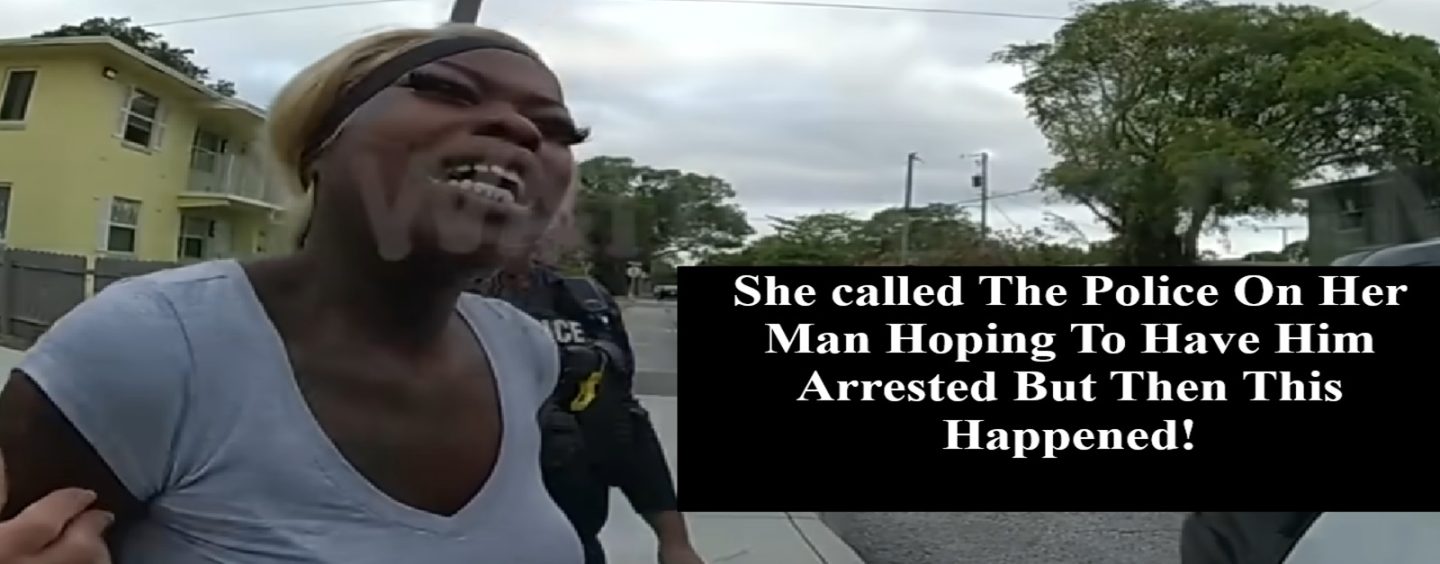 Black Woman Calls The Police On Her Man Hoping To Get Him Arrested, Then This Happened! (Live Broadcast)