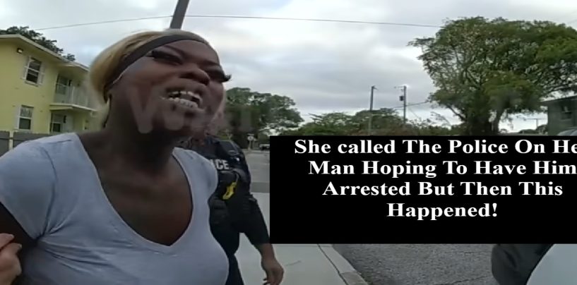 Black Woman Calls The Police On Her Man Hoping To Get Him Arrested, Then This Happened! (Live Broadcast)