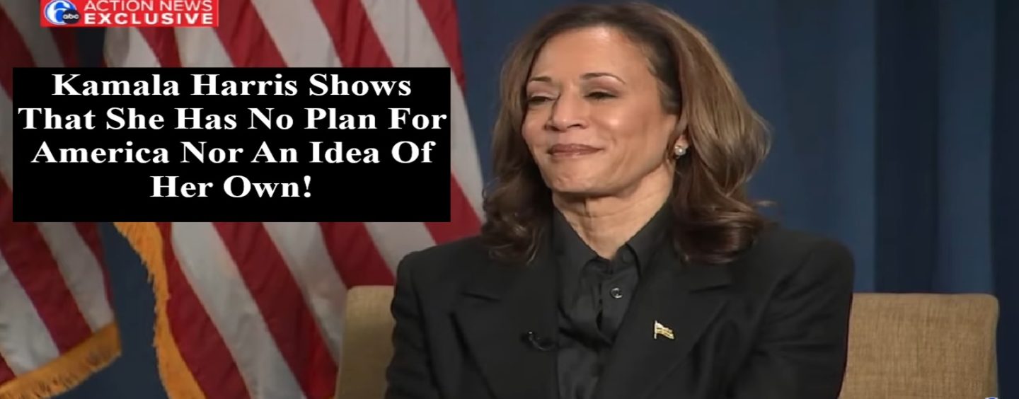 Kamala Harris Bombs Post Debate Interview With ABC News By Saying Absolutely Nothing! (Live Broadcast)