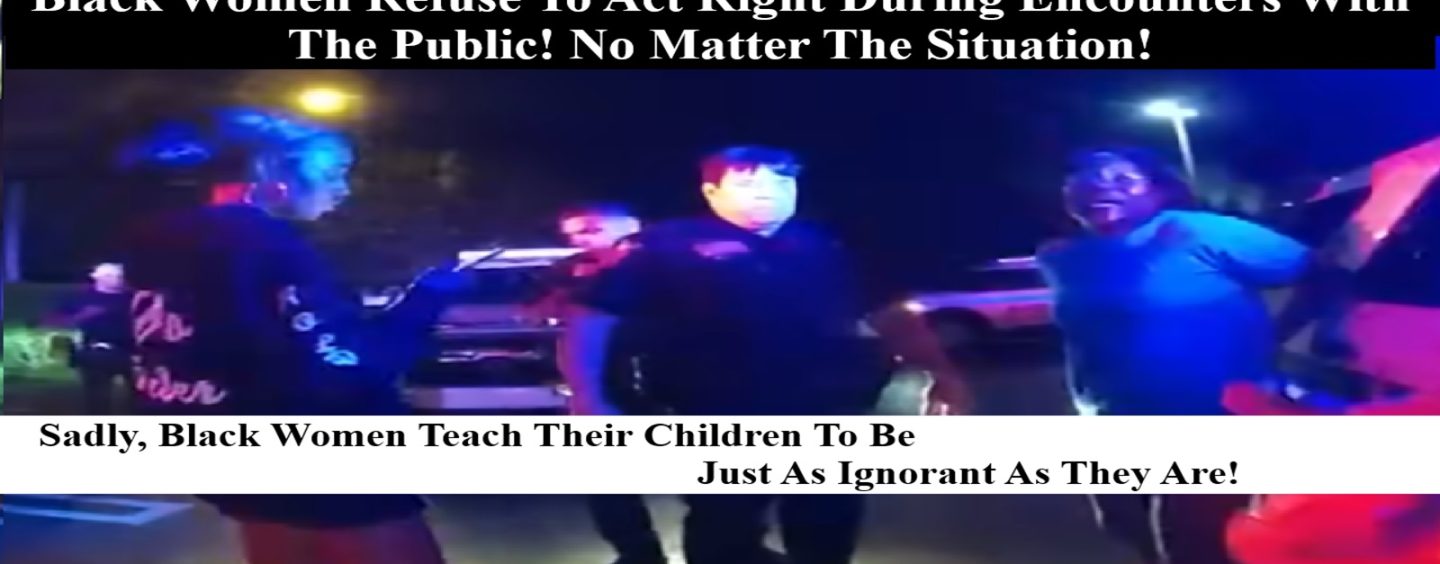 White Cops Can’t Believe How Stupid Black Women Act With Kids Threatening Store Employee! (Live Broadcast)