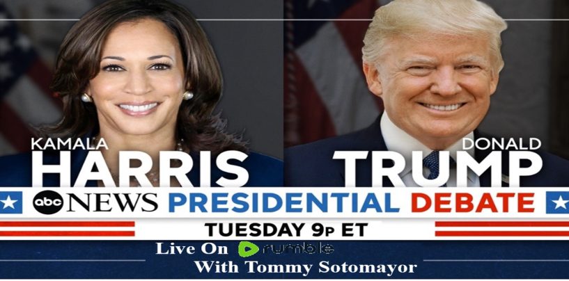 Kamala Harris Vs Donald Trump! Debate 2024 Live With Tommy Sotomayor! (Live Broadcast)