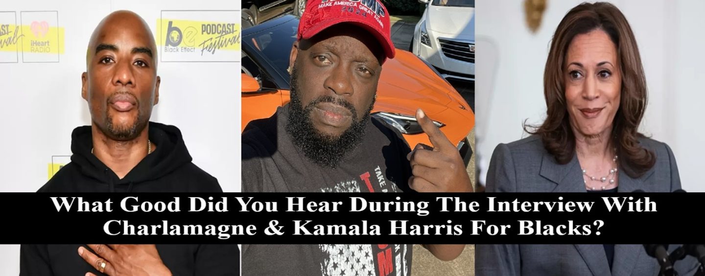 Tommy Sotomayor Reviews Interview Between Kamala Harris & Charlamagne On Her Pitch To Black Voters! (Live Broadcast)