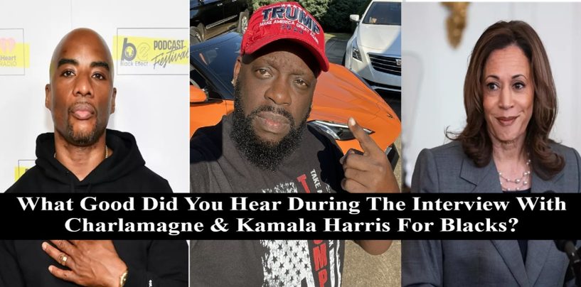 Tommy Sotomayor Reviews Interview Between Kamala Harris & Charlamagne On Her Pitch To Black Voters! (Live Broadcast)