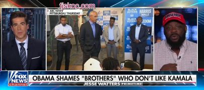 Jesse Watters Ask Tommy Sotomayor Will Barack Obama Going Off On Black Men Work To Force Support For Kamala Harris? (Video)