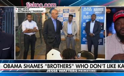 Jesse Watters Ask Tommy Sotomayor Will Barack Obama Going Off On Black Men Work To Force Support For Kamala Harris? (Video)