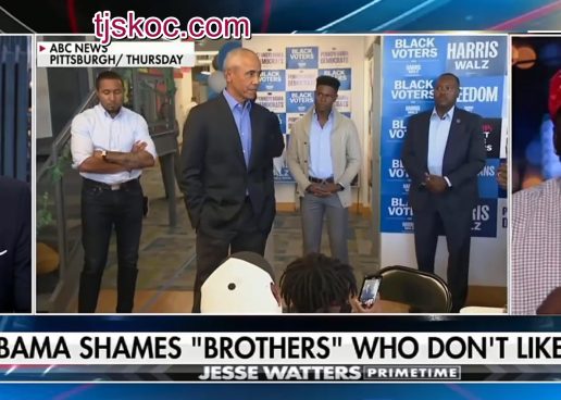 Jesse Watters Ask Tommy Sotomayor Will Barack Obama Going Off On Black Men Work To Force Support For Kamala Harris? (Video)