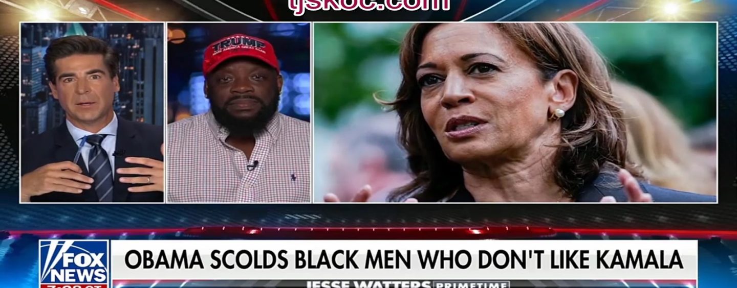 Is Kamala Harris Losing The Black Male Vote? Tommy Sotomayor & Jesse Watters Discuss! (Video)