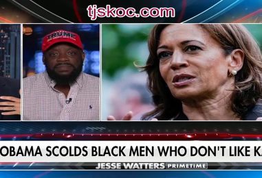 Is Kamala Harris Losing The Black Male Vote? Tommy Sotomayor & Jesse Watters Discuss! (Video)