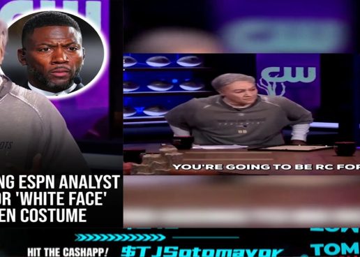 Pro Black ESPN Host Ryan Clark Dresses Up In Whiteface During Halloween And There Is No Backlash, Why? (Video)