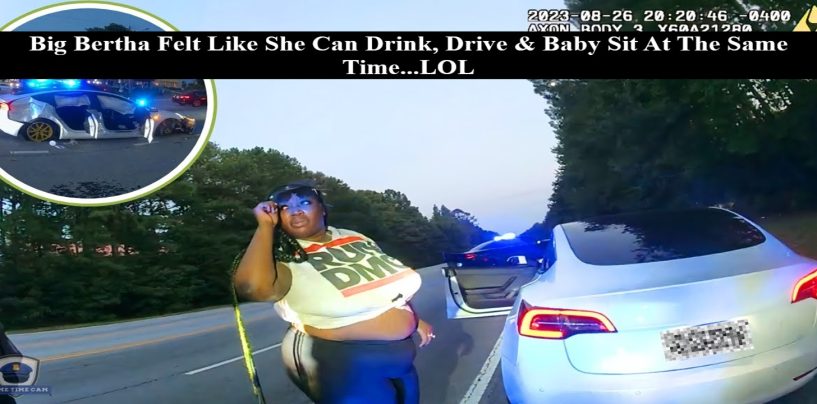 3000 lb Black Woman Takes Cop On A Wild Street Chase After Being Drunk With A Car Full Of Kids! (Live Broadcast)