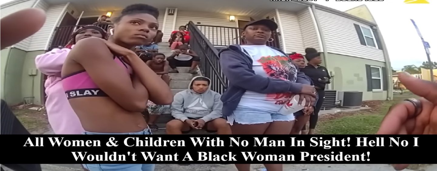 Black Kids With No Father In Sight Try To Stop Cops From Arresting Disrespectful Dyke-Friend! (Live Broadcast)