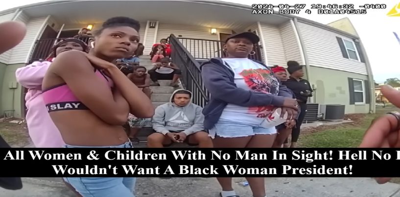 Black Kids With No Father In Sight Try To Stop Cops From Arresting Disrespectful Dyke-Friend! (Live Broadcast)